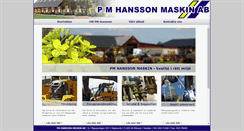 Desktop Screenshot of pmhansson.com