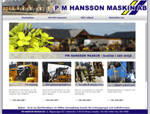 Tablet Screenshot of pmhansson.com